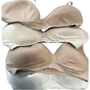 4 Warners no wire bra’s 38 C